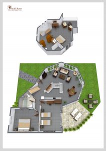 Premium Lagoon Villa View Floorplan