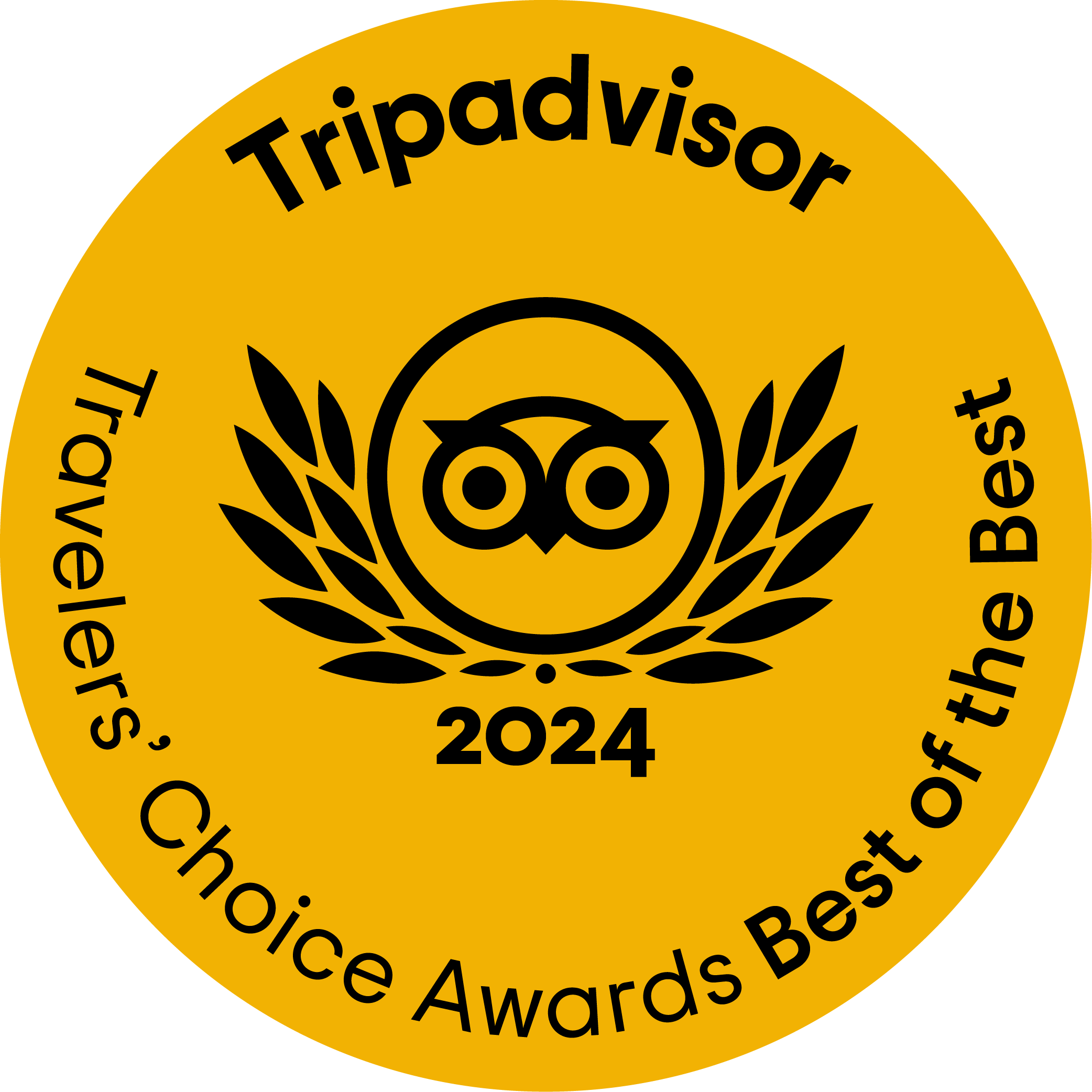 Tripadvisor best of the Best Awards 2024