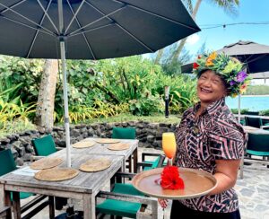 Pacific Resort Rarotonga -Aunty Mona from restaurant